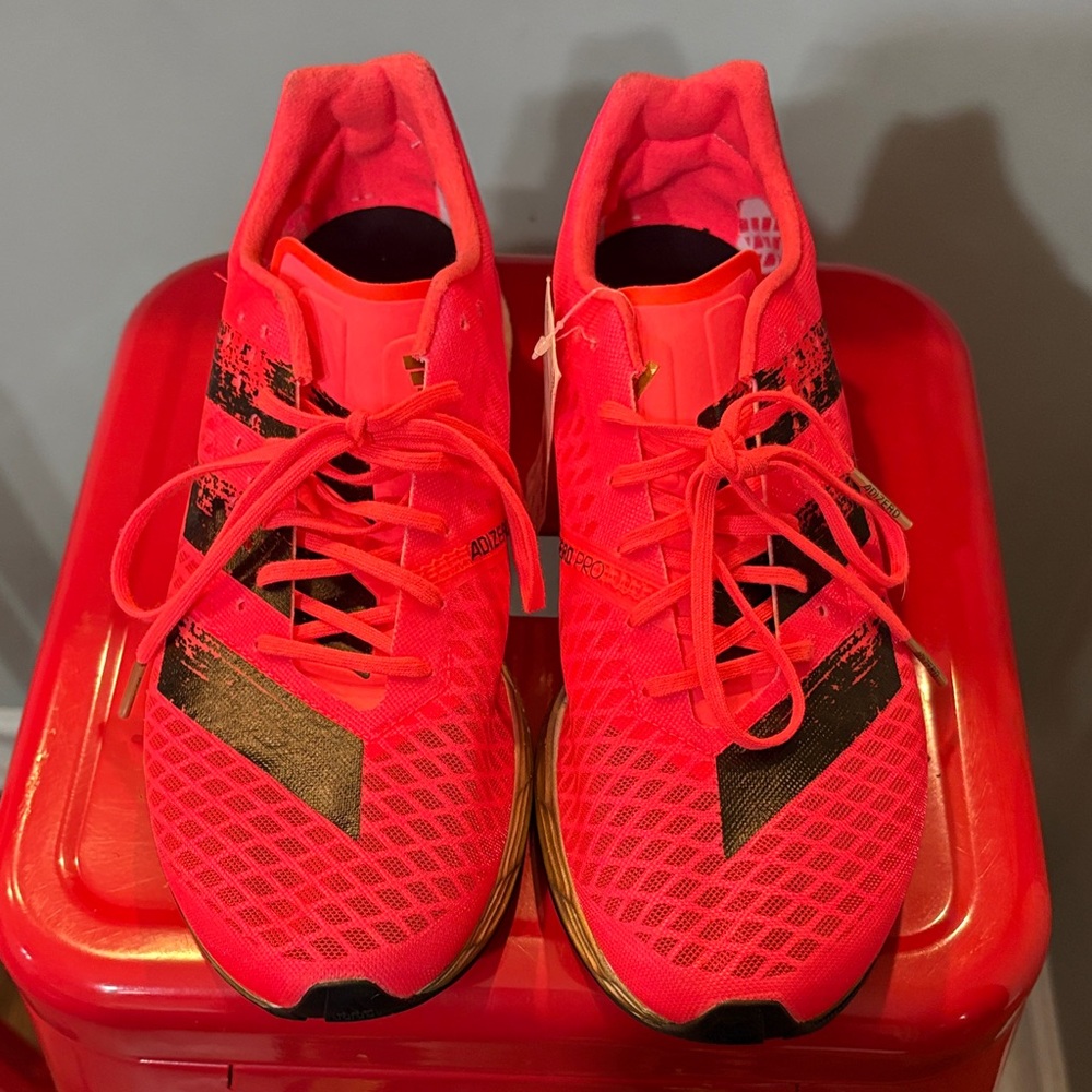 adidas Red and Black Sneakers